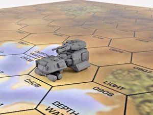 Ku wheeled assault tank | 6mm 1:285 Scale Vehicle | Battletech Miniature - Picture 1 of 1