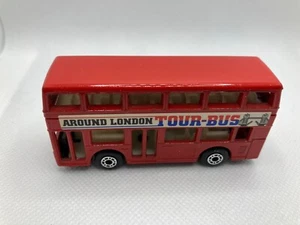 MATCHBOX LEYLAND TITAN AROUND LONDON TOUR-BUS RED 1981 LS 17-C Near Mint - Picture 1 of 7