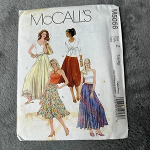 McCalls M5056 Skirt Pattern Size 16-22 Flared Godet Midi Maxi Boho Sewing Y2K - Foto 1 di 7