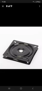 2 PCS 7" 360º-Swivel Base Seat Pedestal Mount Plate for Boat Seat, Bar Chairs - Picture 1 of 18