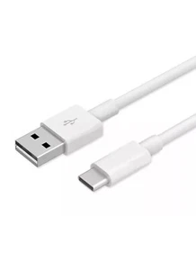 USB-C Cell Phone & Tablet - Android Charging Cable 1m - White - USB-A to USB-C - Picture 1 of 1