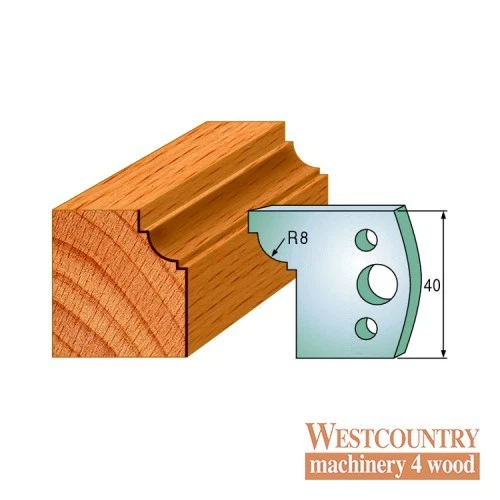CMT SPINDLE MOULDER CUTTERS - Knives 40mm - profile 067 Knives Only (690.067) - Image 1 of 1