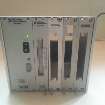 National Instruments NI SCXI-1000 + SCXI-1125 + Rack / Chassis + Stromkabel. - Bild 1 von 4