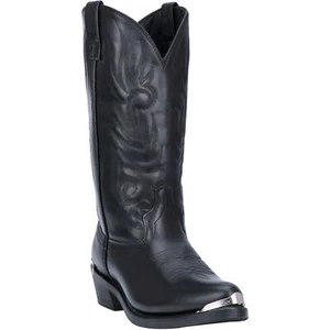 BOTAS VAQUERAS NEGRAS LAREDO PARA HOMBRE 13" TRUCKER McCOMB 12621 6.5-14 NUEVAS - Imagen 1 de 1
