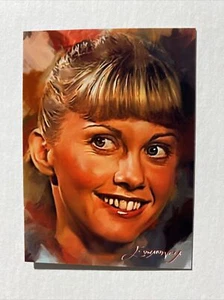 Tarjeta de boceto de Olivia Newton-John como Sandy limitada a 50 impresiones. Edward Vela. - Imagen 1 de 2