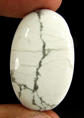 51.85 CT Natürlich Weißer Howlith Lose Edelstein Cabochon Wire Wrap Stein - - Bild 1 von 3