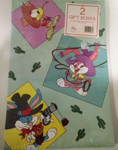 Tiny Toons Vtg Gift Box Set Lot Artis Babs Buster Bunny Road Runner Cowboy New 2 - Picture 1 of 3
