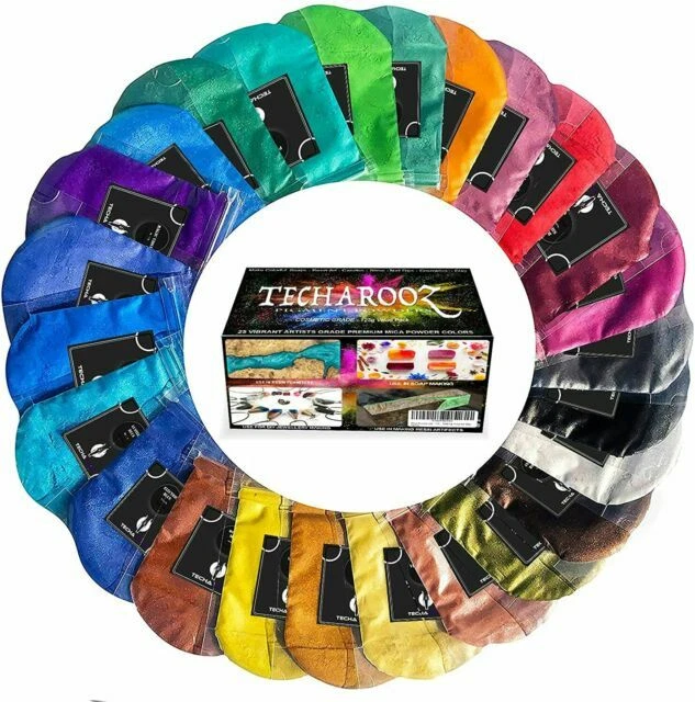TECHAROOZ Mica Powder Set - 25 Colors