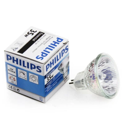 Philips Essential MR11 12V35W GU4 30° Quartz Lamp Dichroic Reflector Spot Light - Image 1 of 2