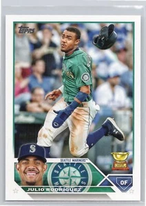 2023 Topps Serie 1 #330 Julio Rodríguez Seattle Mariners Baseballkarte - Bild 1 von 2