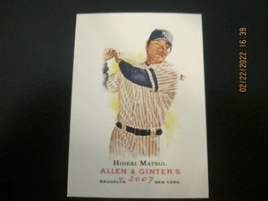 HIDEKI MATSUI YANKEES 2007 ALLEN & GINTER'S BASE CARD #256 - Picture 1 of 3