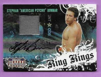 STEPHAN BONNAR 2008 Donruss RING KINGS AUTOGRAPH RELIC #d 92/500 American Psycho - Image 1 of 4