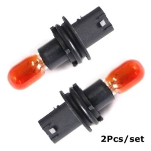 2Pcs Wing Mirror Indicator Repeater Lamp Bulb & Holder fit for Mercedes Sprinter - Picture 1 of 7