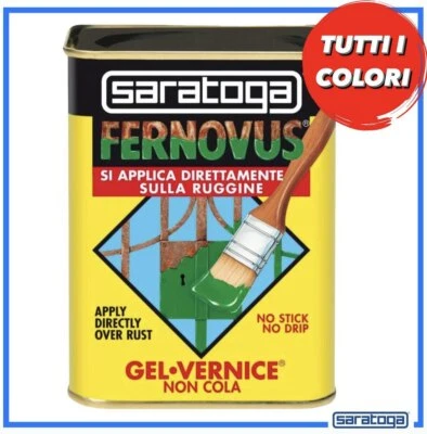 Saratoga Fernovus pittura vernice smalto gel sintetico antiruggine per ferro da - Immagine 1 di 4