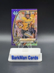 2024 Bowman Chrome University #123 Luther Burden III Missouri Purple Shimmer - Picture 1 of 2