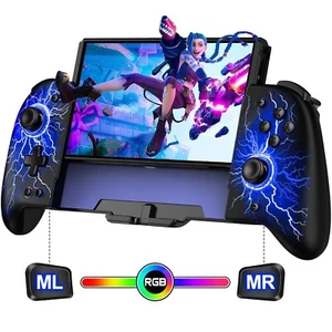 Mando para Nintendo Switch OLED Efecto Hall con RGB/Turbo/Programación - Imagen 1 de 9