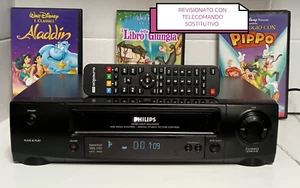 PHILIPS VIDEOREGISTRATORE VHS MODEL:VR200 SP CON TELECOMANDO DOPPIA SCART VCR... - Foto 1 di 11