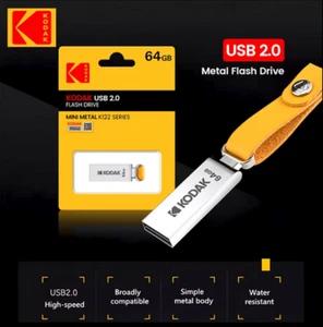 Chiavetta USB2.0 KODAK K122 mini Chiavetta in metallo ad alta velocità da 64GB - Foto 1 di 18