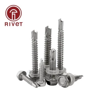 Tornillos de tornillo autoperforante ST4.2 ST4.8 ST5.5 ST6.3x 20/50/100 PIEZAS - Imagen 1 de 13