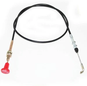 Fit For Mahindra Tractor -"Choke Cable Pull to Stop Cable Male Ball End L Type" - Picture 1 of 10
