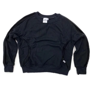 Good American Pullover Sweatshirt Damen 5/2XL Netzeinsatz schwarz hergestellt in den USA GS0036 - Bild 1 von 12