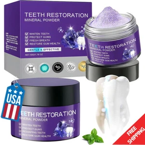 Dental Restoration Mineral Powder, Mineral Tooth Powder, Teeth Whitening HOT US~ - Picture 1 of 21