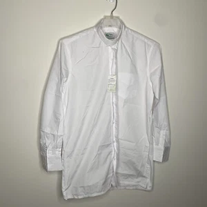 Camisa abotonada blanca manga larga 15,5" Ivy Robes para hombre nueva con etiquetas - Imagen 1 de 9