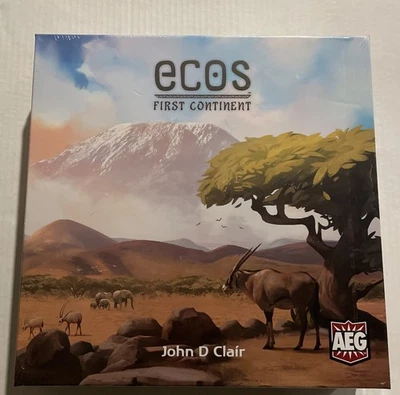 ECOS First Continent 棋盘游戏 2019 AEG 游戏,全新/密封,免运费 — 第 1/2 张图片