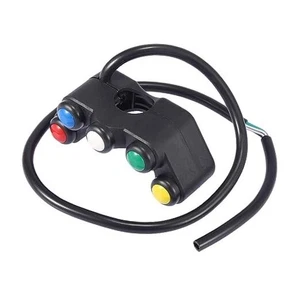  7/8" Lenkerschalter Montage 5 Tasten für Motorrad Rennräder Kunststoff  - Bild 1 von 6