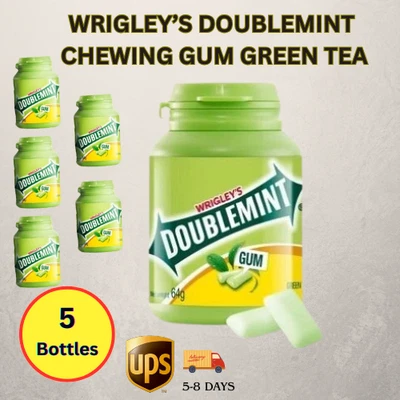 Wrigley's Doublemint 瓶口香糖呼吸-绿茶 — 第 1/4 张图片