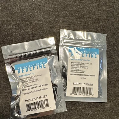 Rodan + Fields Redefine Macro Exfoliator Replacement PADS (52) & TIP LOT OF 2 #2 - Image 1 of 3