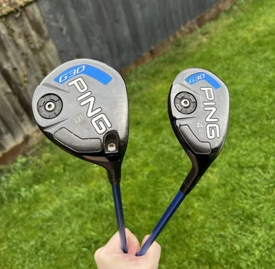 Ping G30 18 gradi 5 legno e 22 gradi 4 ibrido - albero flessibile regolare Ping TFC 419 - Immagine 1 di 4