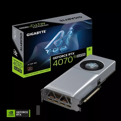 Gigabyte GeForce RTX 4070 Ti 16GB SUPER AI TOP GPU Graphics Card - Image 1 of 4