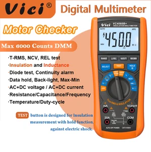 Isolationswiderstand Multimeter Digital Isolationsmessgerät TrueRMS 1000V 2000MΩ - Bild 1 von 7