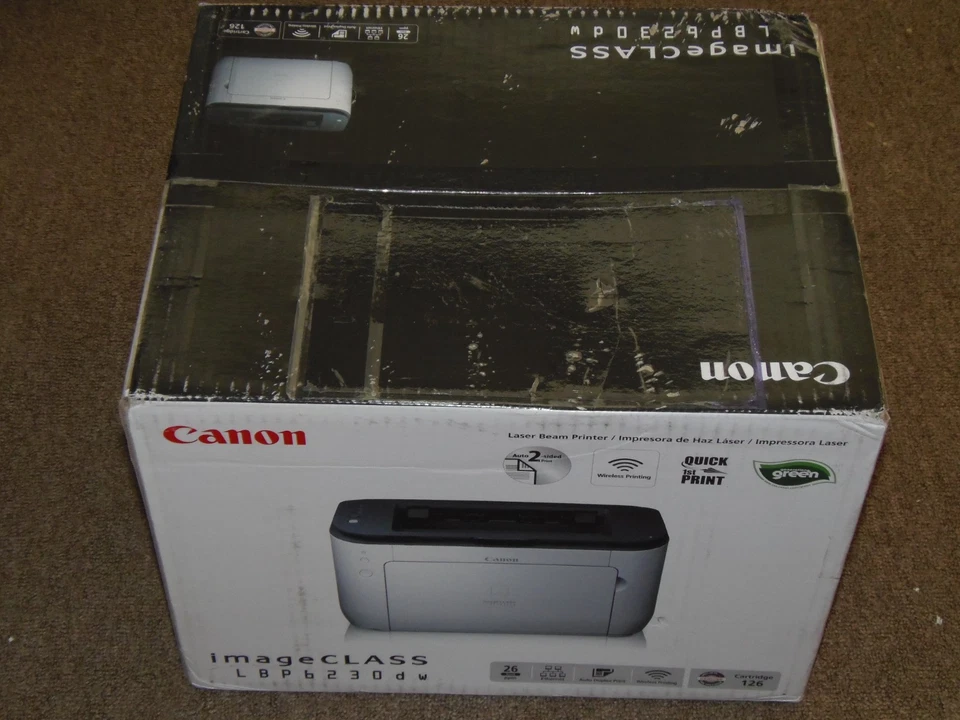 New Sealed Canon imageCLASS LBP 6230dw Duplex Wireless Monochrome Laser Printer - Image 1 of 1