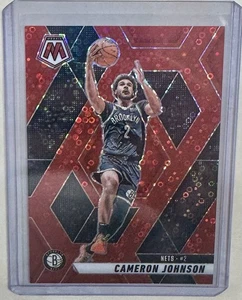 Cameron Johnson No.  160 mosaico rojo/99 - Imagen 1 de 2