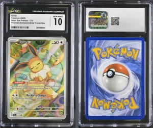 Eevee 173 Promo CGC 10 - Prismatic Evolution - Fast Free Shipping! - Picture 1 of 2