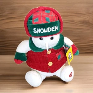 Vintage 1998 Commonwealth Snowden Weihnachten Schneemann Plüschtier Styffed Tier 24 Zoll - Bild 1 von 12