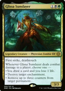 X 1 Glissa Sunslayer NM-M Phyrexia All Will Be One 202 MTG Magic The Gathering - Picture 1 of 2