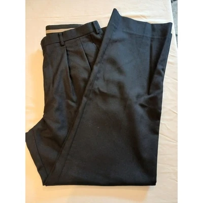 Pantalones de vestir negros Murphy & Hartelius para hombre talla 38/44 – mezcla de lana – ajuste clásico Foto 1 de 4