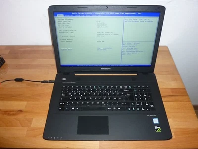 Medion erazer P7643 / MD 99494 /  i5 CPU / 16 GB RAM / Ohne HDD / ohne AKKU usw. - Bild 1 von 4