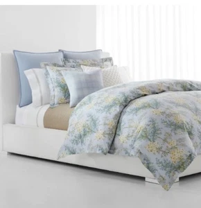 NIP Lauren Ralph Lauren Sadie Blue Floral Full/Queen Duvet Cover & Shams Set 3pc - Picture 1 of 6