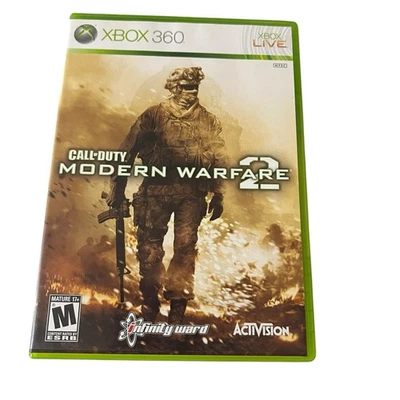 Estuche y arte de portada Call of Duty Modern Warfare 2 Xbox 360 solo sin juego Foto 1 de 3