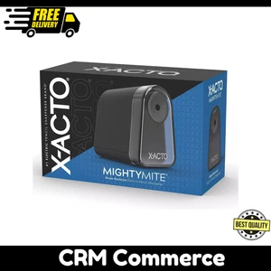 X-ACTO Mighty Mite Electric Pencil Sharpener, Black/Silver (19501/19501X) - Picture 1 of 9