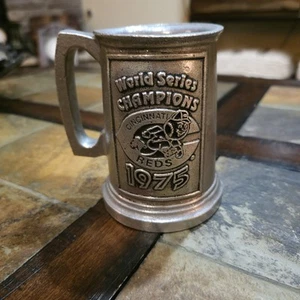 1975 Cincinnati Reds World Series Champs (w/Pete Rose) Pewter Stein Magna Cast - Picture 1 of 4