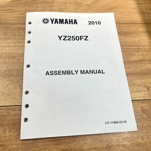 YAMAHA OEM ASSEMBLY MANUAL / 2010 YZ250FZ YZ 250FZ - Picture 1 of 3