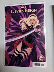 DEVILS REIGN #4 BETSY COLA X-GWEN PSYLOCKE VARIANT 1ST PRINT 2021 MARVEL (A) - Picture 1 of 1