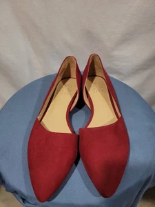 Naturalizer Women’s Shoes Red Fabric Tamara Ballet Flats Size 6M - Picture 1 of 6