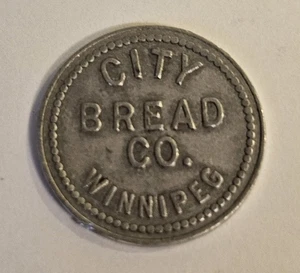 City Bread Co. Winnipeg Canada alluminio buono per gettone #1623 - Foto 1 di 2