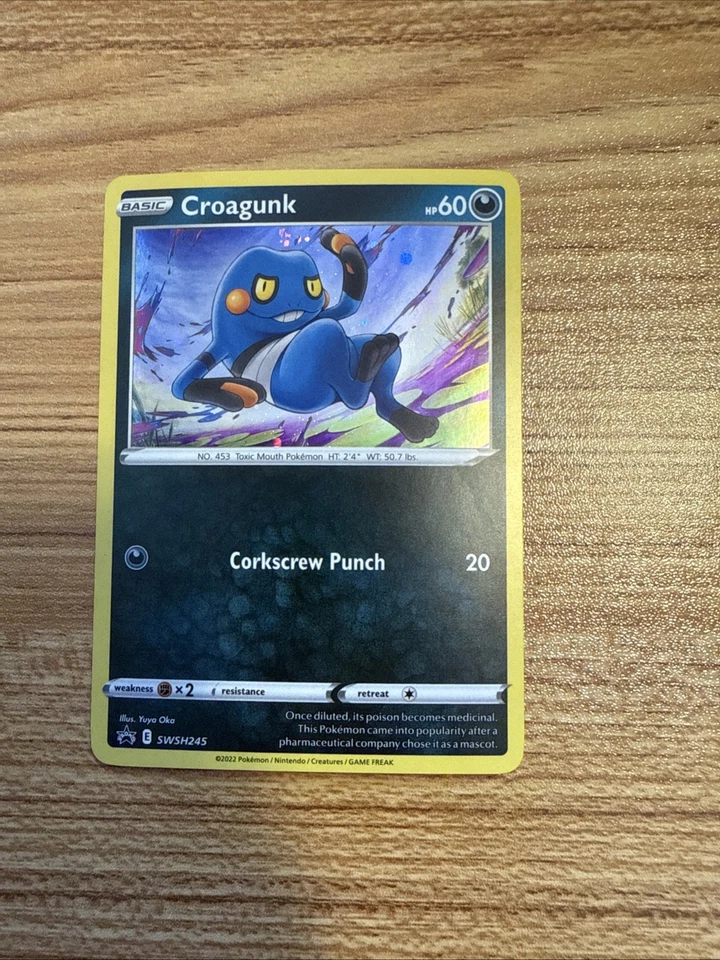 Croagunk - (Cosmos Holo) SWSH245 SWSH: Sword & Shield Promo Cards Holo - Image 1 of 2